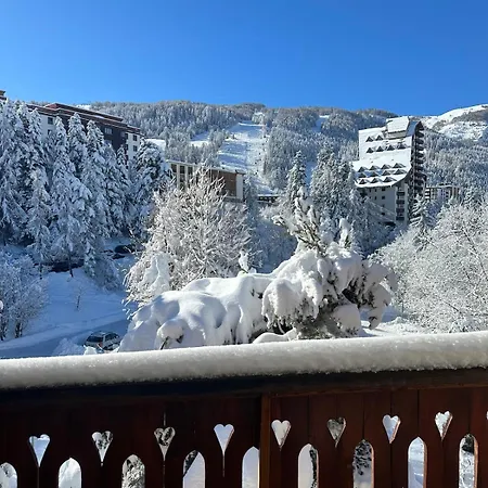 公寓 Pra Loup 1600 - 2 Pieces A 100m Des Pistes